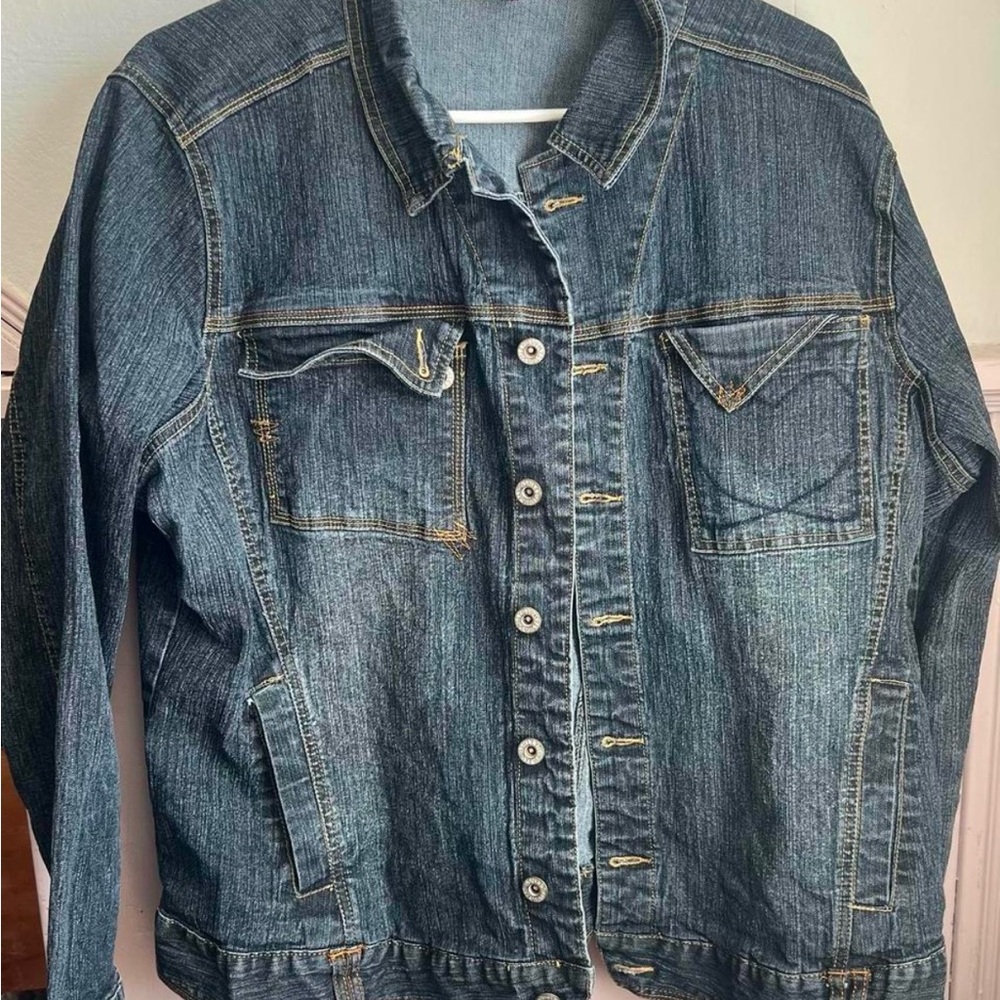 Ashley Stewart Blue Denim Jacket